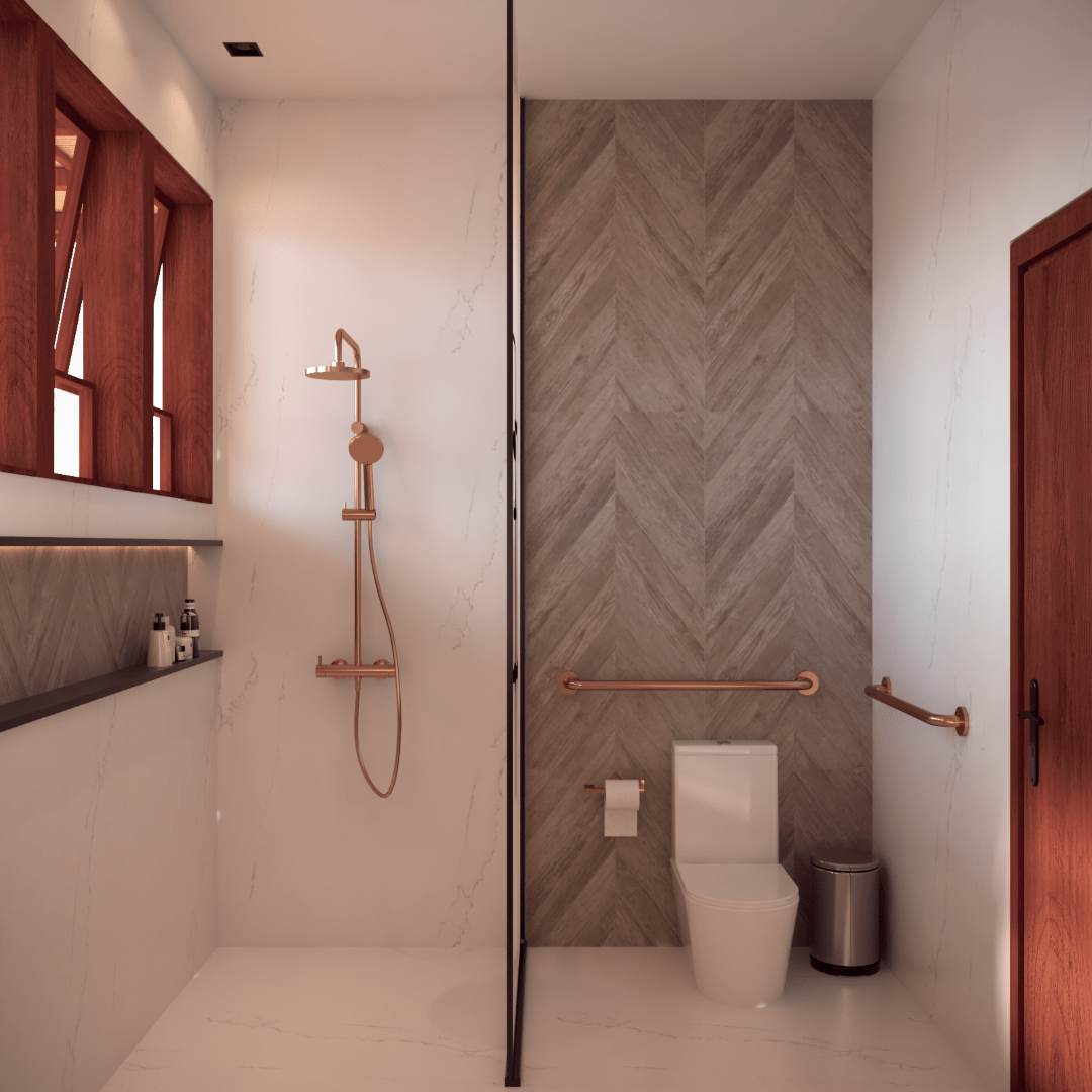 Planta baixa da área de lazer com distribuição dos ambientes