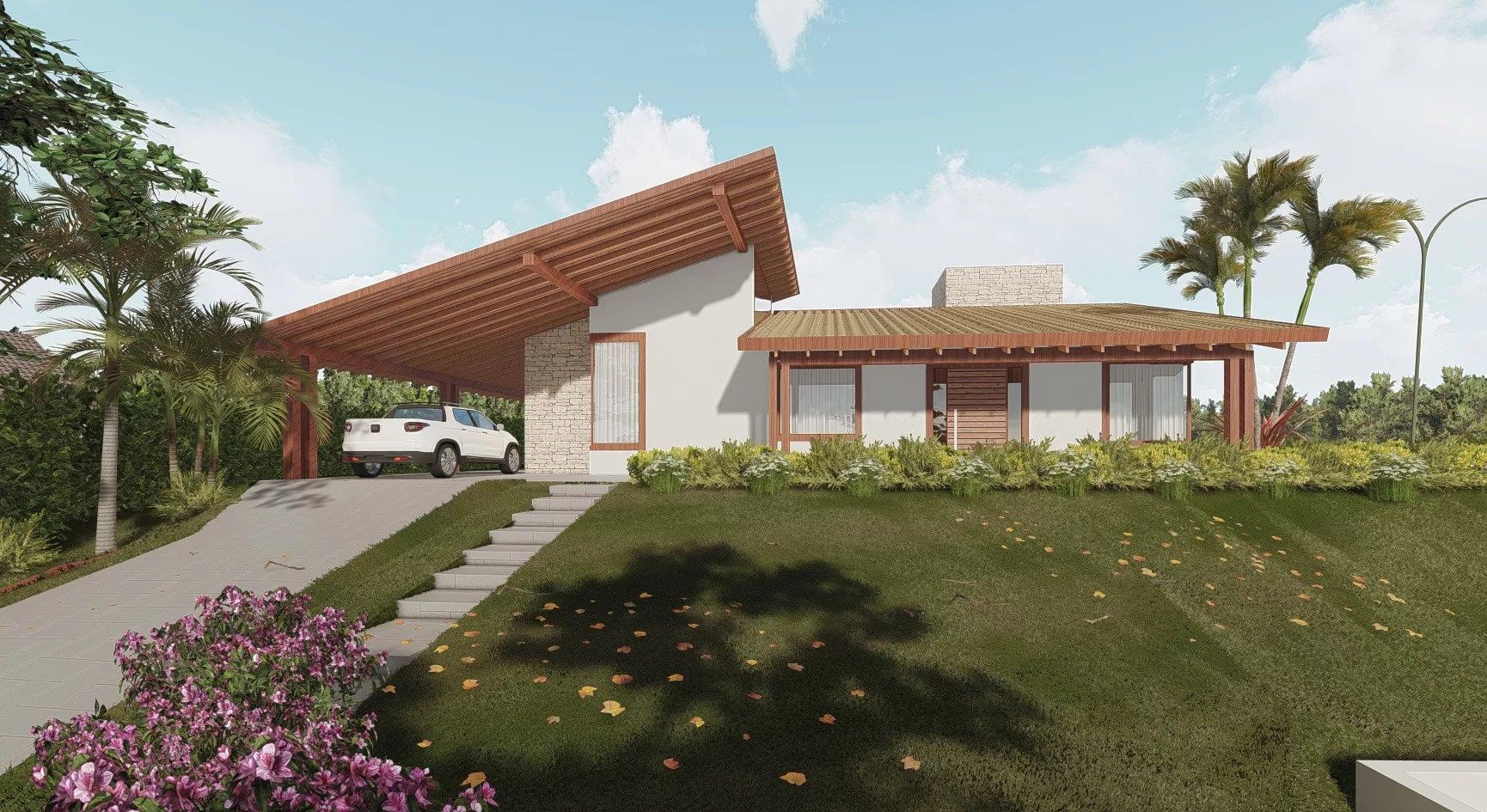 Casa de Campo com Telhado de Duas Águas – Dom Bosco, Cachoeira do Campo